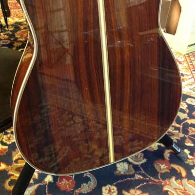 Vintage Yamaha FG-375S Late 70's Solid Spruce And Rosewood Acoustic Guitar image 8