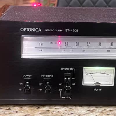 Optonica ST 4205 Vintage  Tuner 1978-1980 - Black (Excellent) image 3