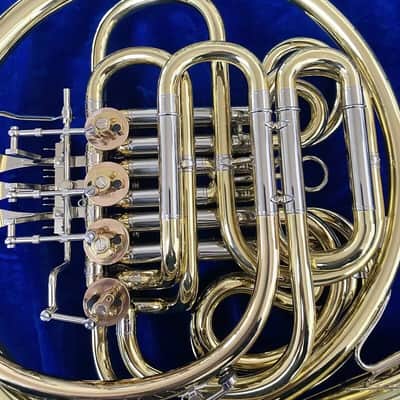 New Alexander 503MAL Double French Horn in Yellow Brass,Lacquered, Detachable Bell Flare;with Mouthpiece, Care Kit image 14