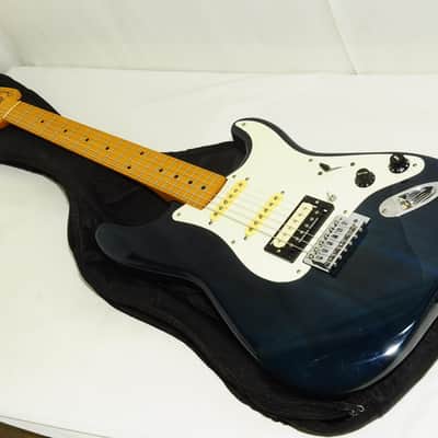 Good Fender Japan Stratocaster N Serial Electric Guitar Dark Blue Ref No.5501 image 1