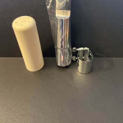 Yanagisawa Metal No. 8 Bb Tenor Saxophone Mouthpiece Y27058 - Silver Plate image 1