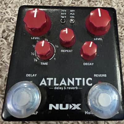 NuX NDR-5 Verdugo Series Atlantic Delay/Reverb 2018 - Black/Red image 4