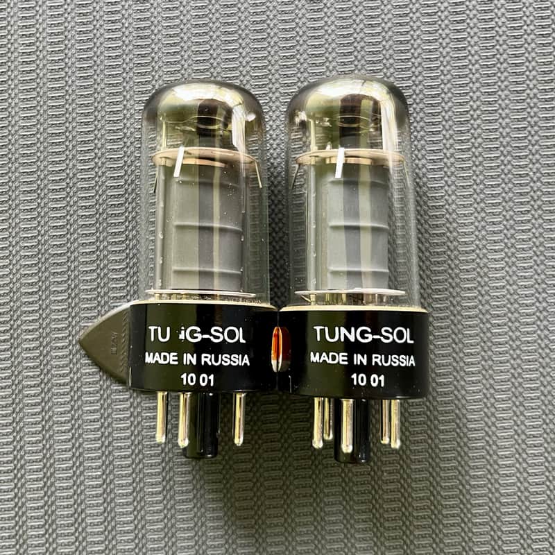 Tung-Sol 6V6GT Power Tubes Matched Pair image 1