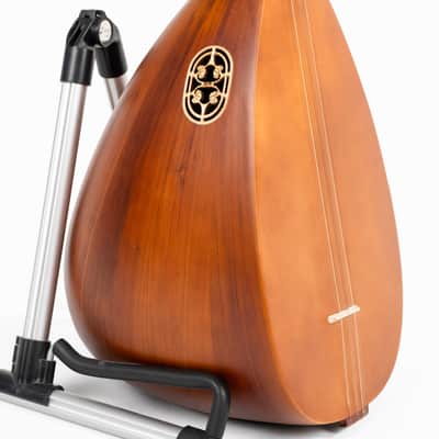 Turkish Long Neck Saz Cherry Wood with Pickup & Classic Spruce Top image 4