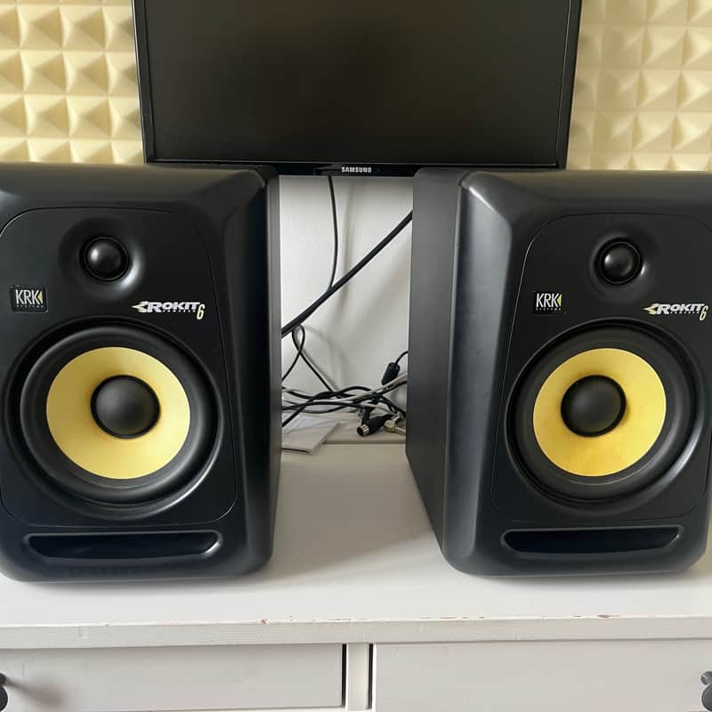 2014 – 2018 KRK RP-6 Rokit G3 2-Way 6″ Active Studio Monitors …