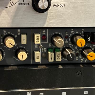 Neve V racked channel strip Mic Preamp & EQ with custom PSU - mic and line I/O image 8