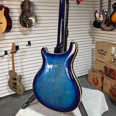 PRS SE Hollowbody II Electric Guitar - Faded Blue Burst w/OHSC & PLEK*D #782 image 15