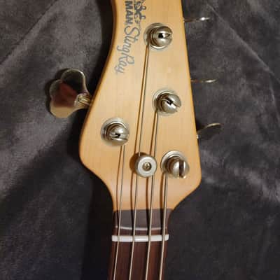 Music Man Ernie Ball Music Man Sting Ray 4 H Left Handed 1996 SUNBURST ROSEWOOD image 2