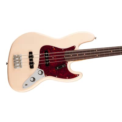 Fender Vintera III Early '60s Jazz Bass RW Olympic White - 4-String Electric Bass image 3
