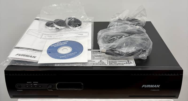Furman F1000-UPS Uninterruptible Power Supply/Conditioner 2010s - Black (Open Box) image 1