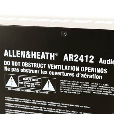 Allen & Heath AR2412 24x12 AudioRack for Qu, Avantis, and SQ Mixers CG015RY image 10