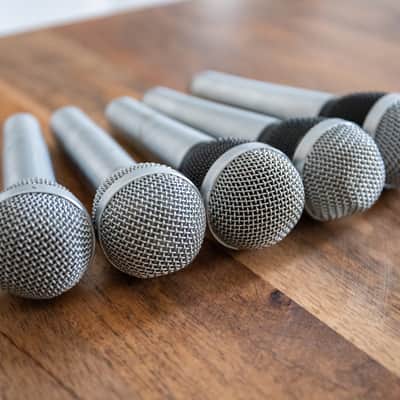 5x M3emthree  1970s vintage microphones image 2