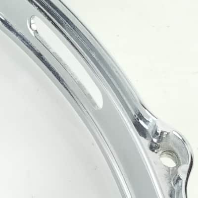 Gretsch 14"Die-Cast 10Lug Snare Drum Resonant Rim/Hoop Vintage 80s Chrome 4165-7 image 9