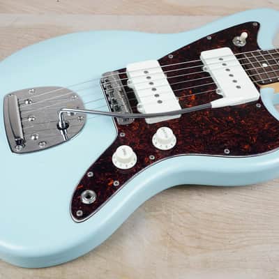 Fender MIJ Junior Collection Jazzmaster 2022 Satin Daphne Blue Japan w/ Bag image 6
