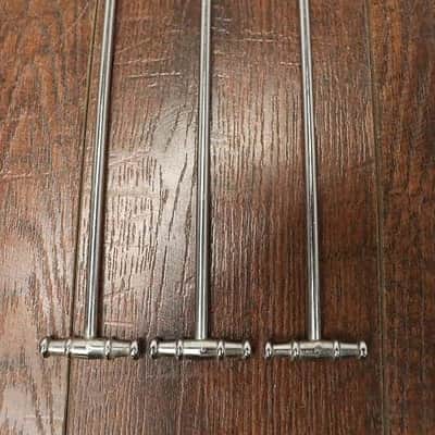 Apollo 3pk 8" Bass Kick Drum T Rods Vintage 1970's MIJ 1/4-20 image 4
