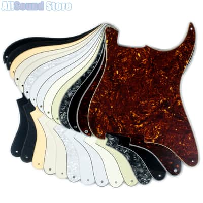 BLANK Pickguard for Fender® Stratocaster® Strat® + Foil Shielding - White Pearloid image 3