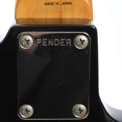 1987 Fender Jazz Bass 62 Reissue Lefty black image 11