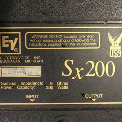 Electro-Voice SX200 | Reverb