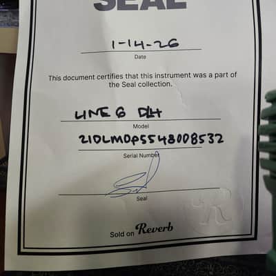 * Artist Owned!!! Line 6 DL4 Delay Modeler 1999 - 2021 - Green image 3