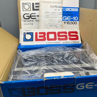 Boss GE-10 Graphic EQ 1976 - 1977 with Original Box (Vintage, Made in Japan, MIJ) image 1