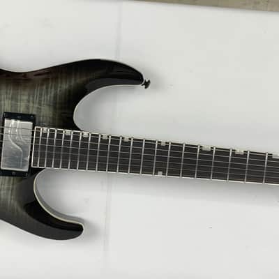 ESP LTD MH-1000 EverTune Electric Guitar Flame Maple Charcoal Burst B-Stock MH1000 MH 1000 - Korea image 11