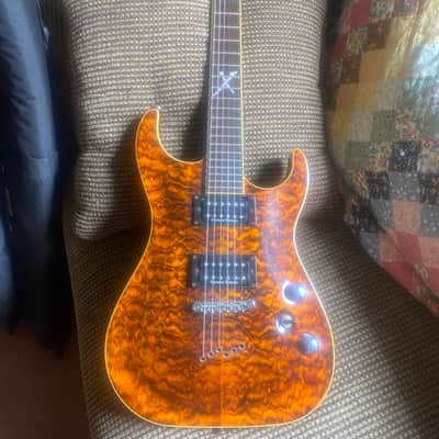 Washburn X Series- X50 PRO-Q 2000's Quilted Rootbeer image 2