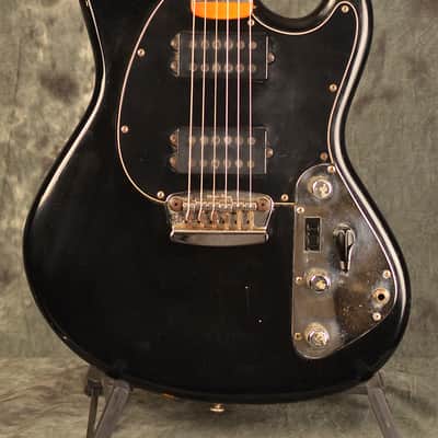 Music Man Vintage Stingray 1 Electric Guitar 1977 Ebony w Hardshell Case image 1
