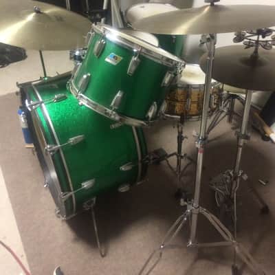 Ludwig Green Sparkle Bonham 70's Green Sparkle image 3