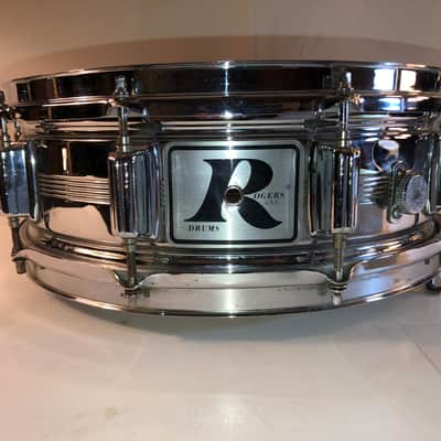 Rogers "Big R" Dyna-Sonic 5x14" Brass Snare Drum 1975 - 1984 - Chrome image 1