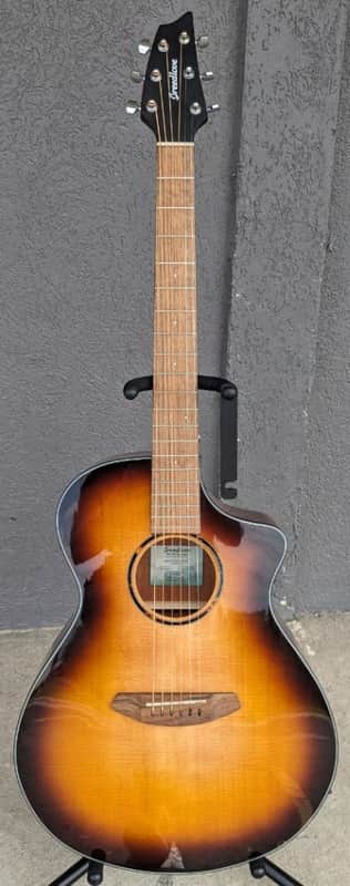 Breedlove ECO Discovery S Concert Edgeburst CE Cedar Top AcousticElectric Guitar image 1