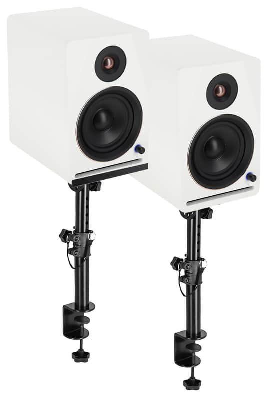 (2) Rockville APM5W v2 5.25" Powered Studio Monitors w/USB/Bluetooth+Desk Stands image 1