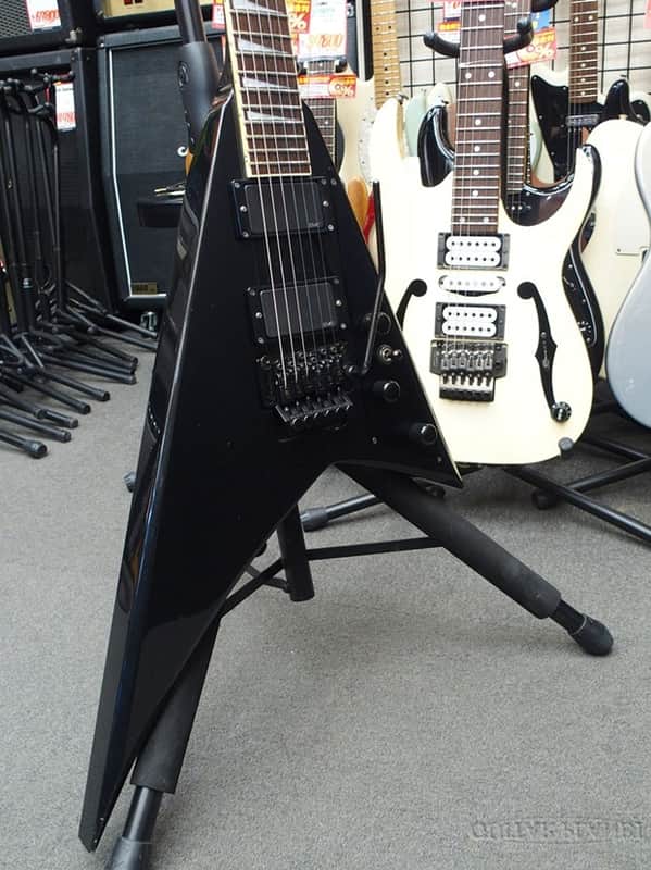 Grover Jackson RR.D/E-155 【Through Neck】【MADE IN JAPAN】【24 Frets】 1997 Metallic Black image 1