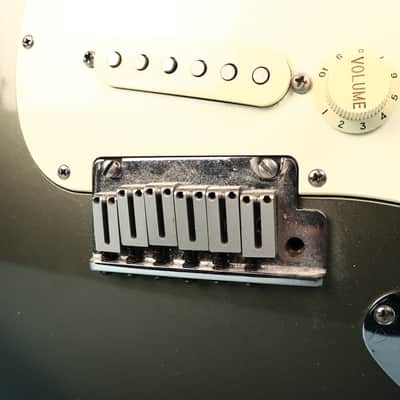 Fender USA Loaded Pickguard Olive Drab Metallic Guitar Body image 4