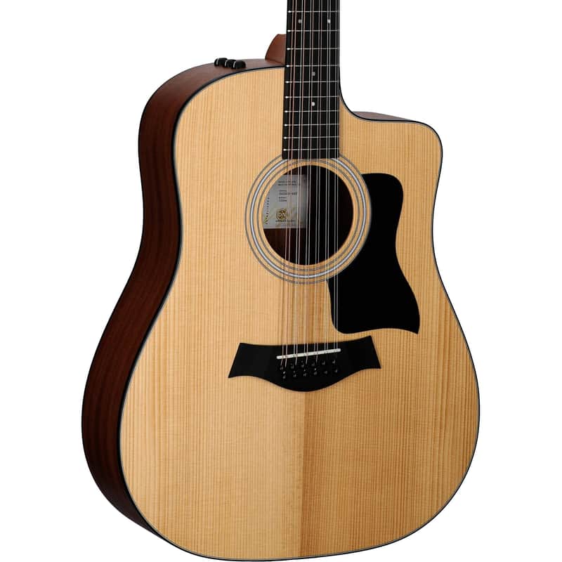 Taylor 150ce Dreadnought Acoustic-Electric Guitar, 12-String (with Gig Bag) image 1