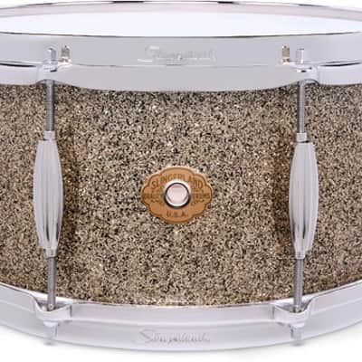 Slingerland Radio King Artist Snare Drum - 6.5 inches x 14 inches  Gold Glass image 2