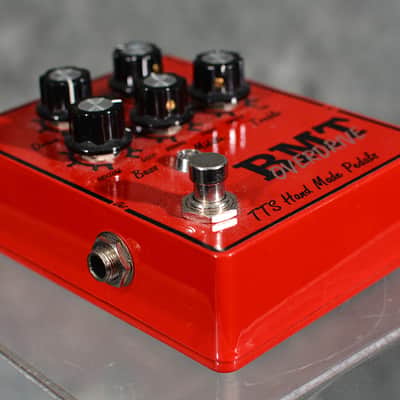 TTS Hand Made Pedals BMT Overdrive Pedal Red RARE w FAST Shipping image 2