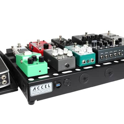 Accel XTA21 Pedal Board, 3 1/2" deep Switcher Bracket, Side Extension without Tote image 7