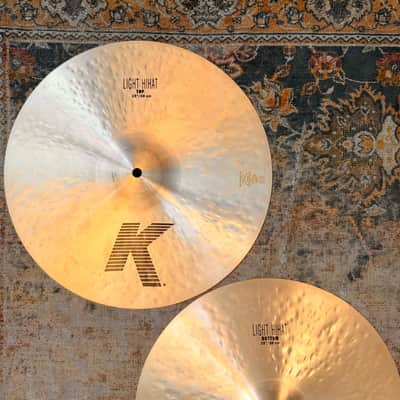 Zildjian K LIGHT Hihats 15” SUPER Clean Dark & CRISP! Versatile! 1094 1470 g DON’T PAY $720 image 3