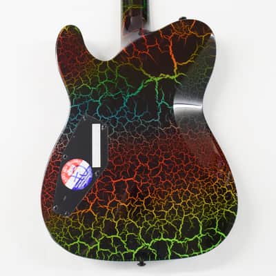 ESP LTD Eclipse '87 NT Electric Guitar - Rainbow Crackle image 9