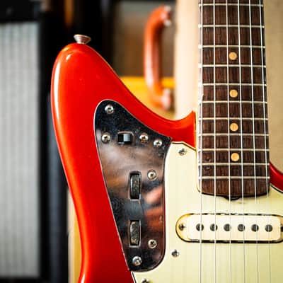 Fender Jaguar 1963 - Candy Apple Red with Matching Headstock image 5