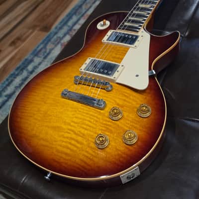 2004 Gibson Custom Shop R9 Les Paul - Art & Historic 1959 Reissue - LPR9 Bourbon Burst - w/OHSC image 5