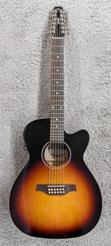 Seagull S12 CH CW Sunburst 12-String Acoustic Electric GT Presys II - BSTOCK image 1