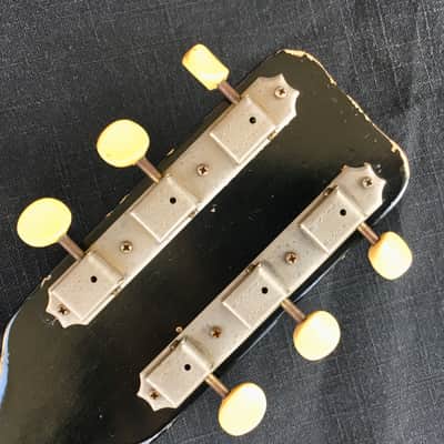 Vintage Chris "Adjustomatic" Parlor Guitar, Natural, 1945 image 6