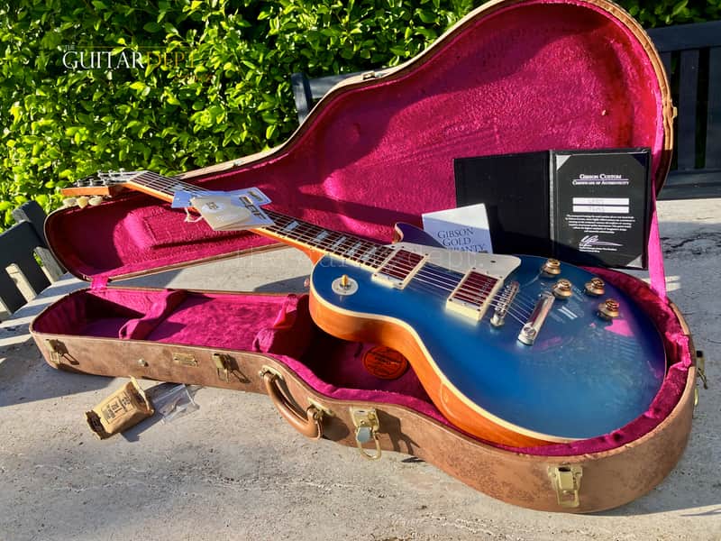 ♚TIMEWARP♚UNDER THE BED !♚SUPER RARE !♚ 2012 Gibson CUSTOM SHOP R7 ♚ 1957 Reissue Les Paul ♚ Ltd Edn PELHAM BLUE ♚ 57 image 1