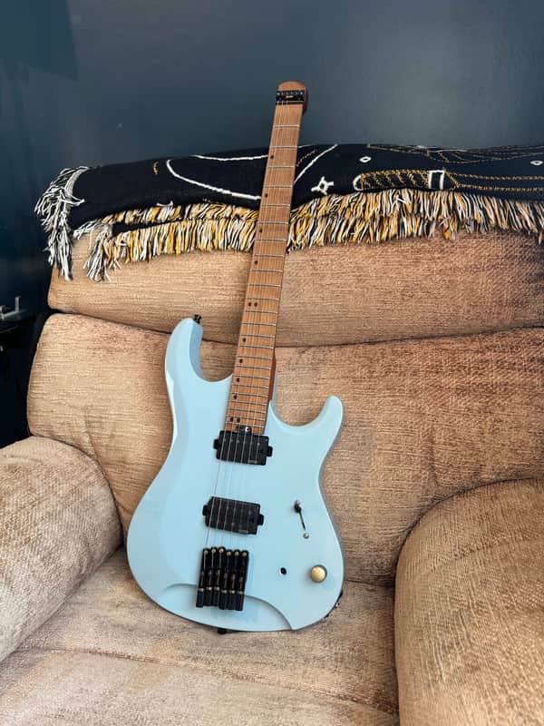 Harley Benton Dullahan-FT 24 Progressive Series 2020s - Ice Blue EMG Pickups image 1