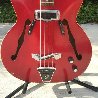 Fender Coronado Bass I 1967 Candy Apple Red - RARE & VINTAGE image 2