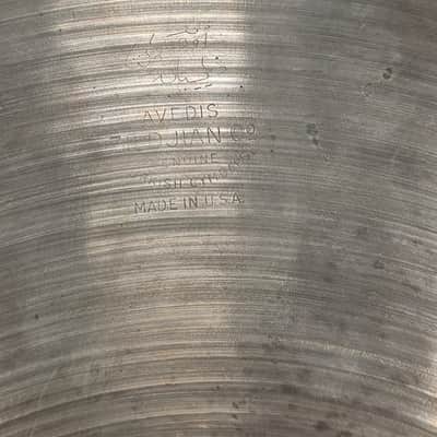 Zildjian Avedis thin stamp 14” 1142g cymbal 1970s image 4