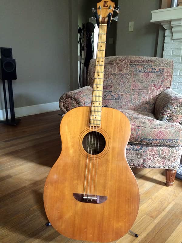 Ernie Ball Earthwood Acoustic Bass 1972 Natural image 1
