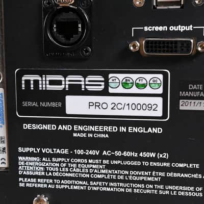 Midas PRO2C Live Digital Audio Mixing Console CG01JQJ *ASK FOR SHIPPING* image 15