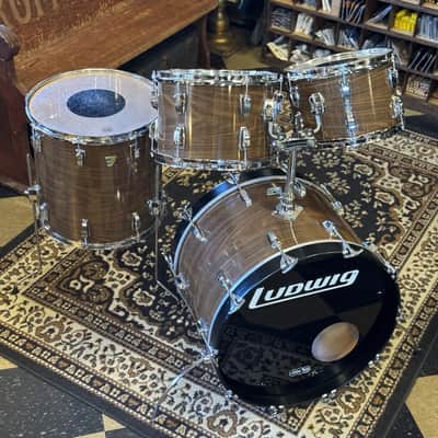 VINTAGE 1976 Ludwig Drum Set in Walnut Cortex - 14x22, 8x12, 9x13, 16x16 image 19